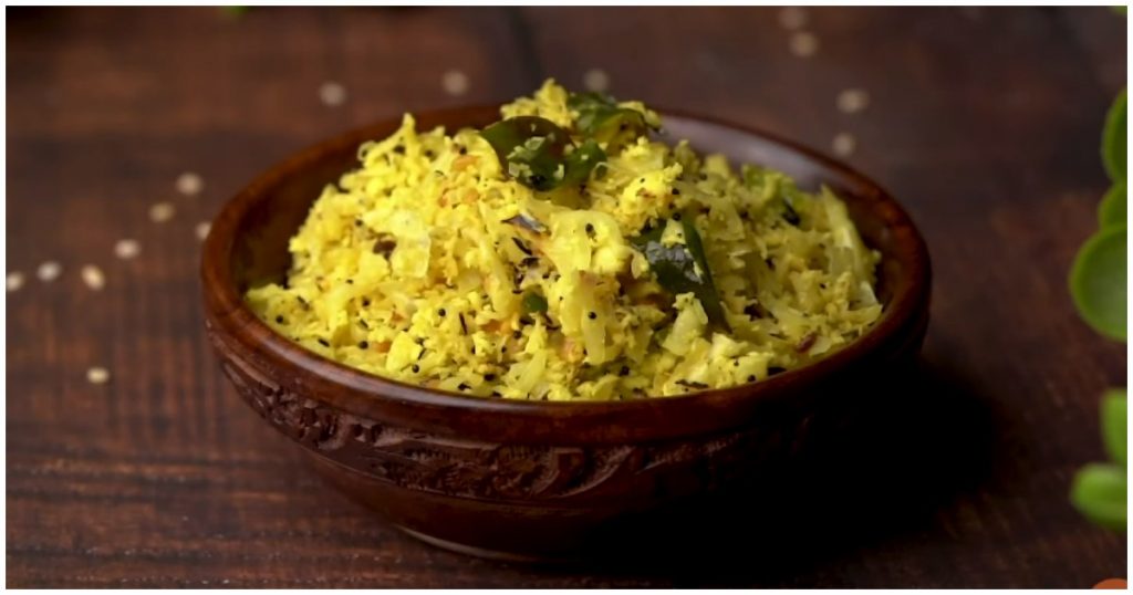 Cabbage Thoran malayalam recipe