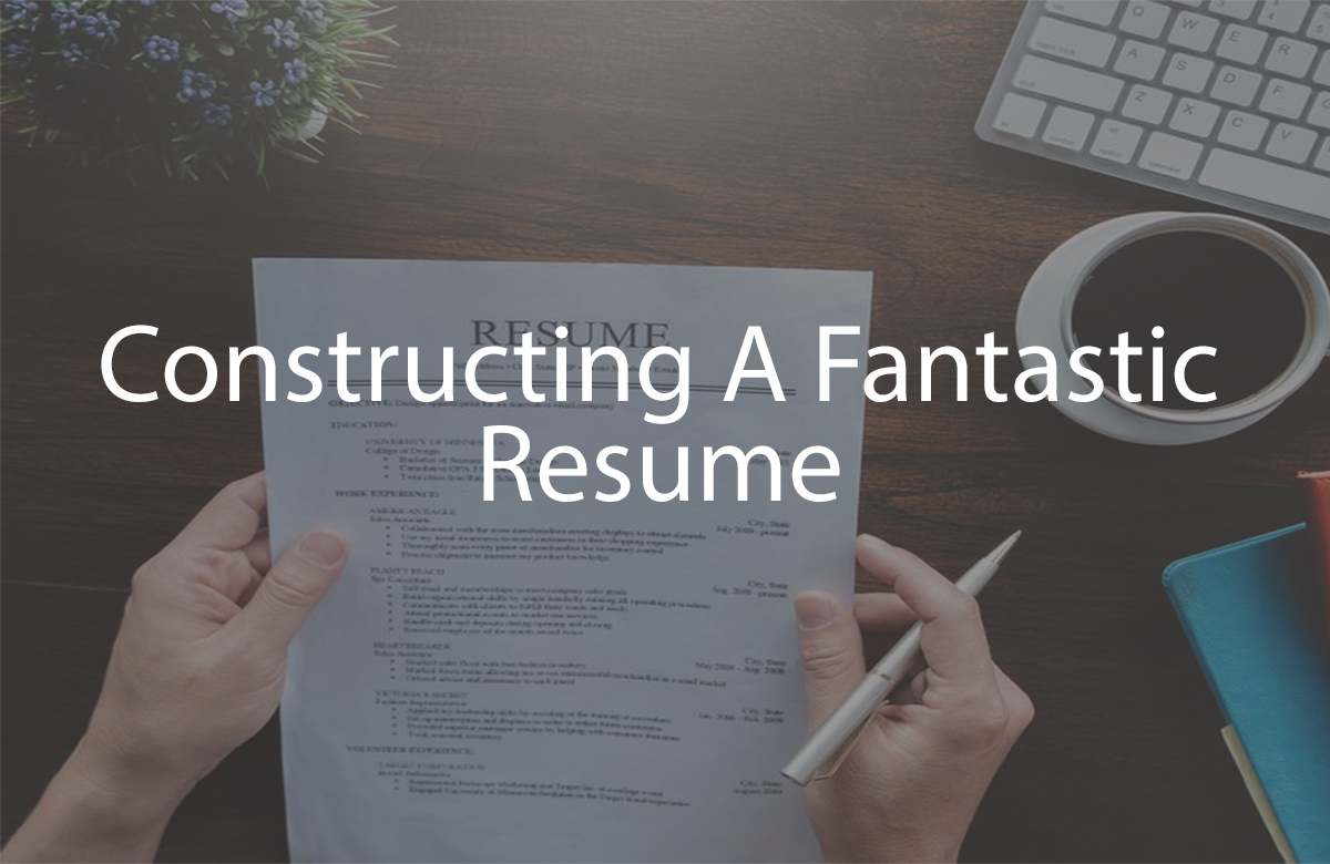3 suggestions to constructing a fantastic resume