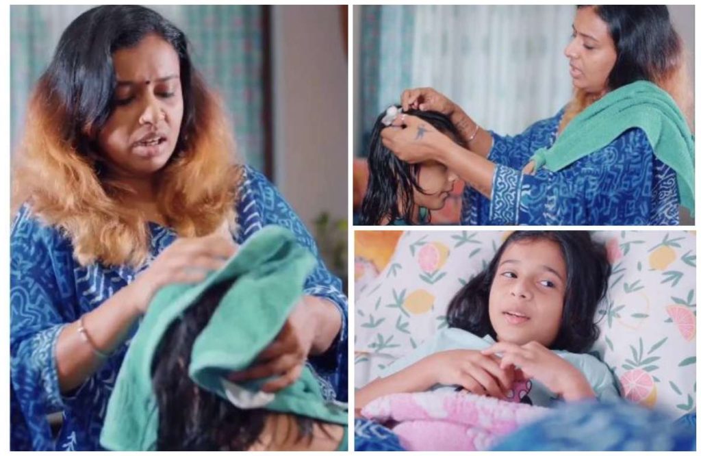 Sithara Krishnakumar Post New Video With Daughter latest malayalam