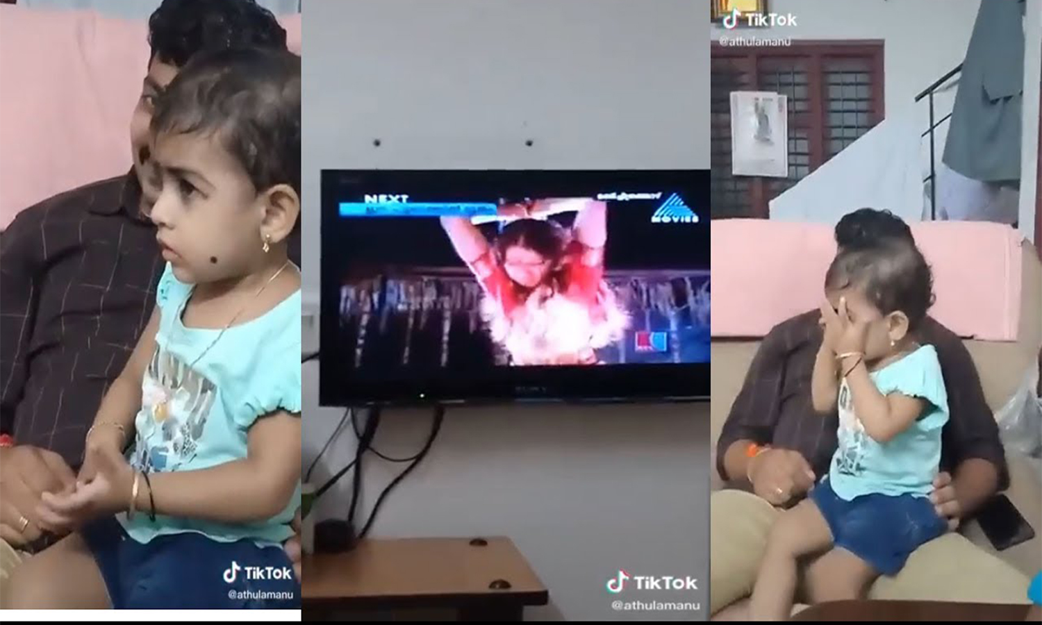 Baby Watching Manichithrathazhu Movie