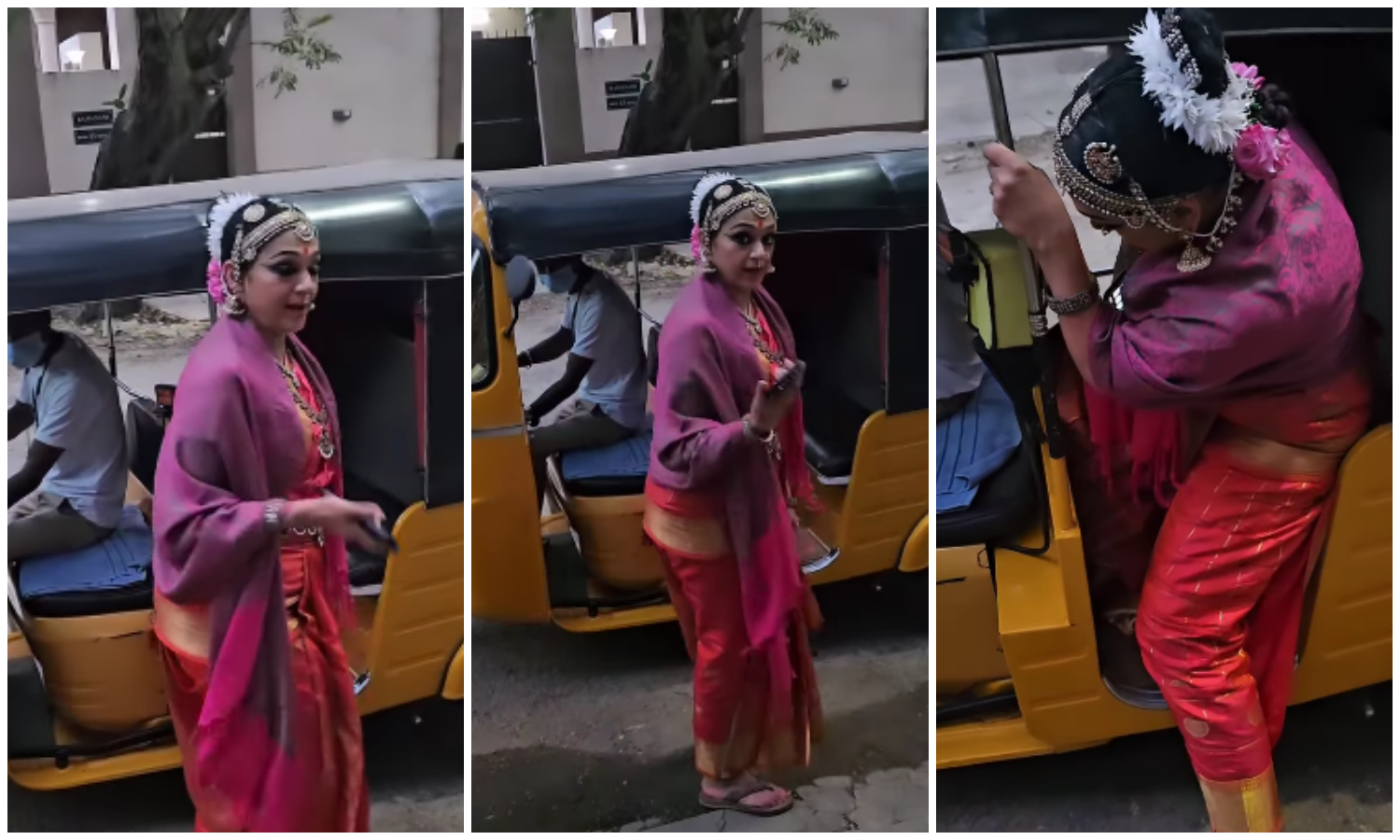 Shobana Travelling In Auto Goes Viral