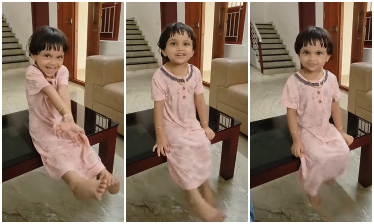 Viral Video Of A Baby Girl അങ്കണവാടിയിൽ പോണത് ചക്കര തിന്നാന്, പായസം