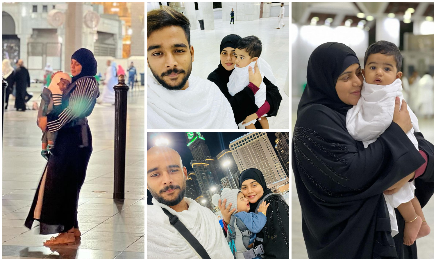 Shamna Kasim And Son Visited Makkah And Madinah For Performing Umrah