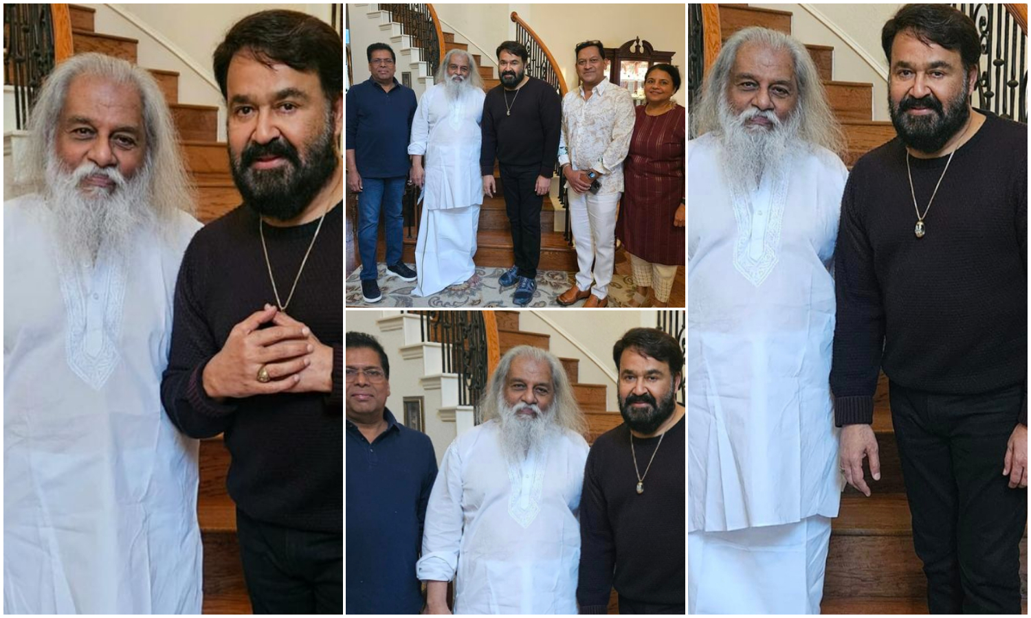 Mohanlal Visited Dasettan Home At America