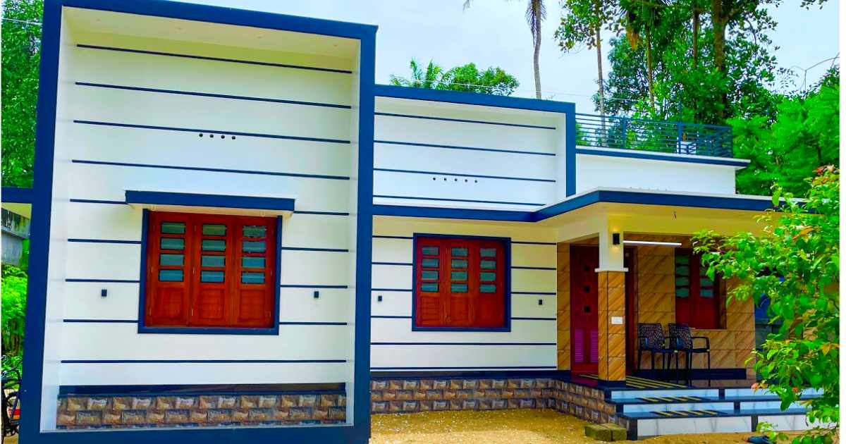 1113 Sqft Home in 6 Cent Plot