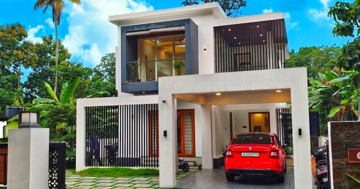 Contemporary Boxy type Home plan
